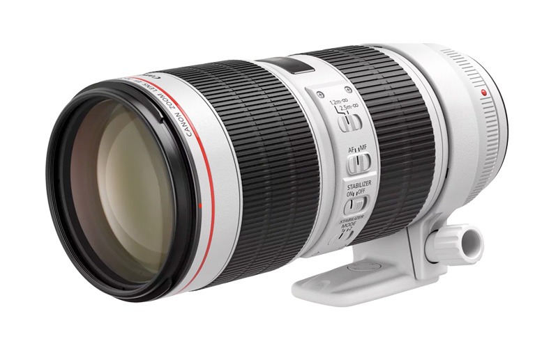 Canon EF mm f:.L IS III USM side