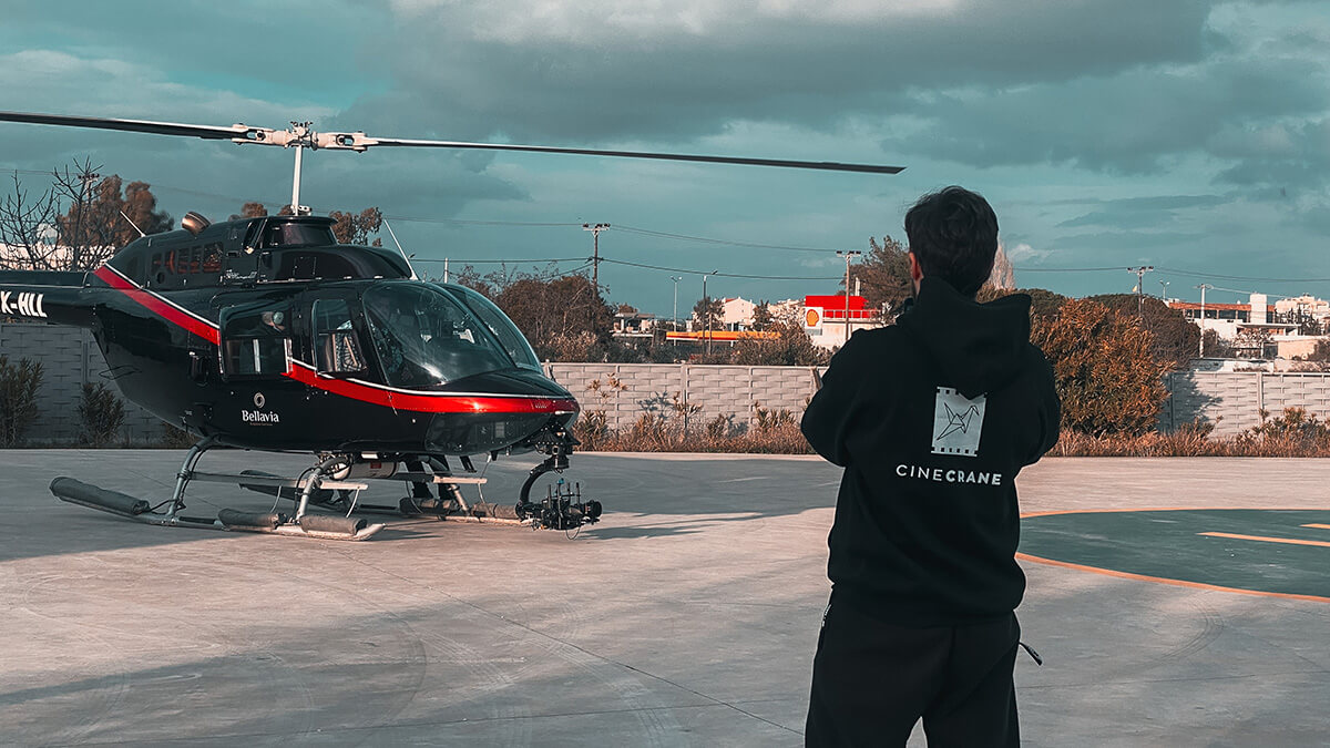 cinecrane aerial filming